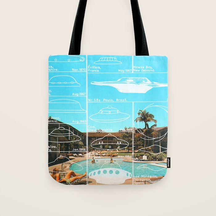 60s UFO sightings Tote Bag