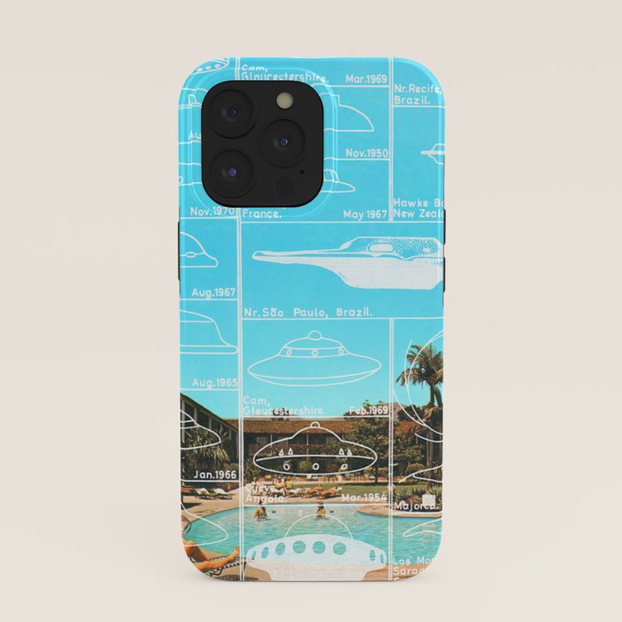 60s UFO sightings iPhone Case