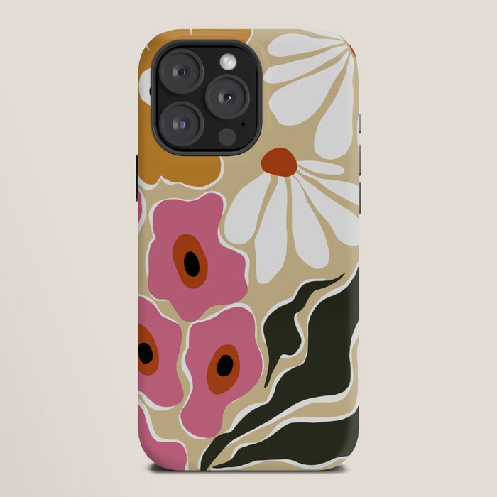 70's Retro garden   iPhone Case