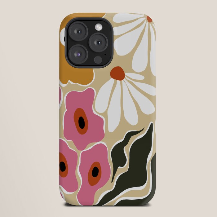 70's Retro garden   iPhone Case