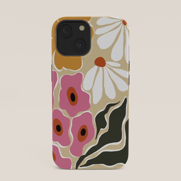 70's Retro garden   iPhone Case