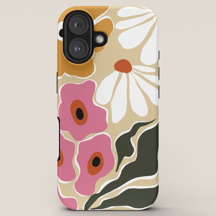 70's Retro garden   iPhone Case