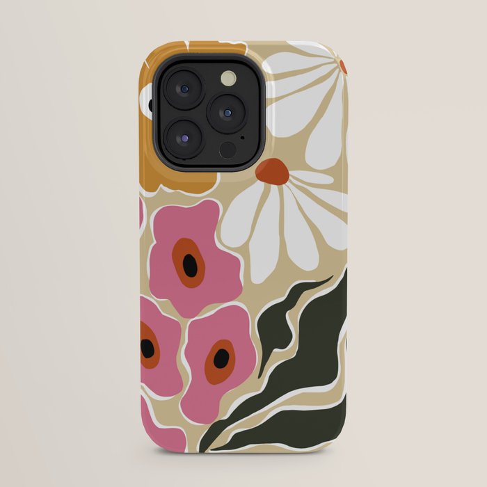 70's Retro garden   iPhone Case