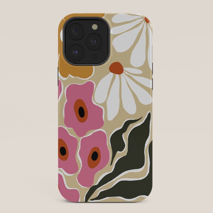70's Retro garden   iPhone Case
