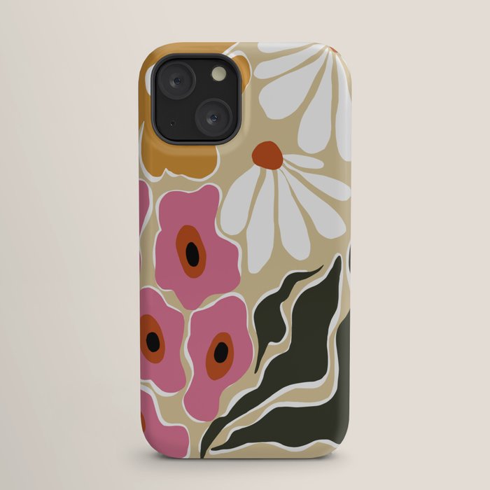 70's Retro garden   iPhone Case