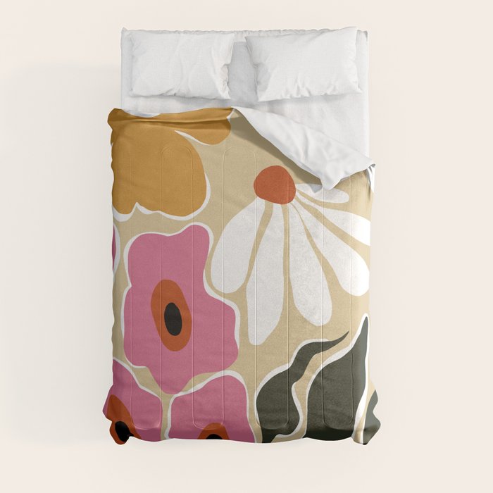 70's Retro garden   Comforter