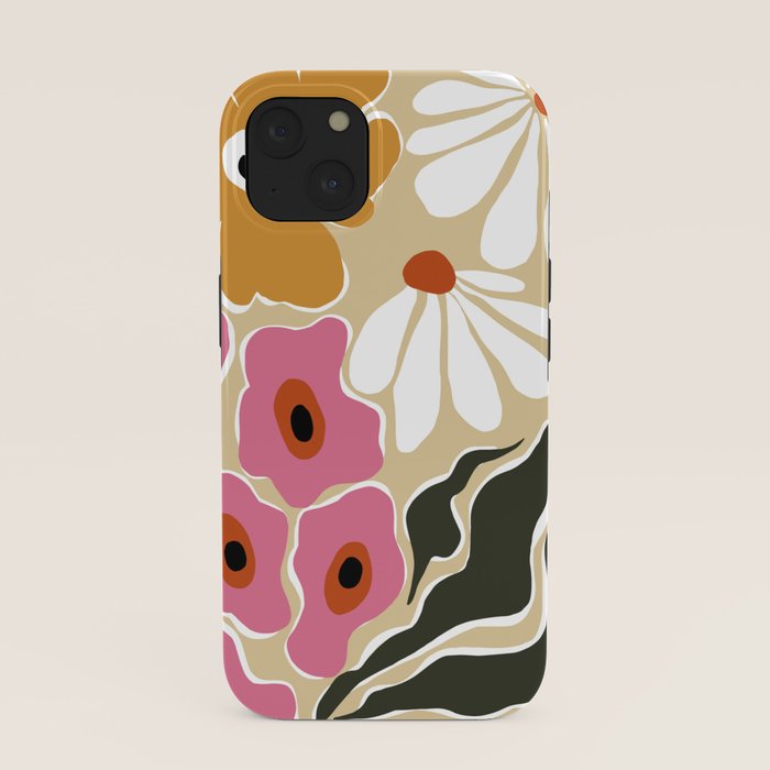 70's Retro garden   iPhone Case