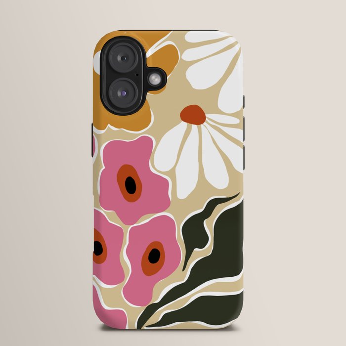70's Retro garden   iPhone Case
