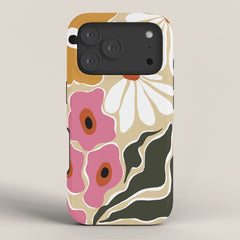 70's Retro garden   iPhone Case