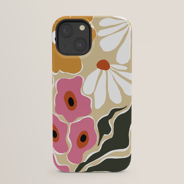 70's Retro garden   iPhone Case