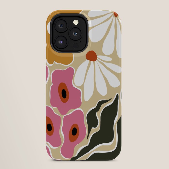70's Retro garden   iPhone Case