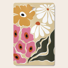70's Retro garden   Cutting Board