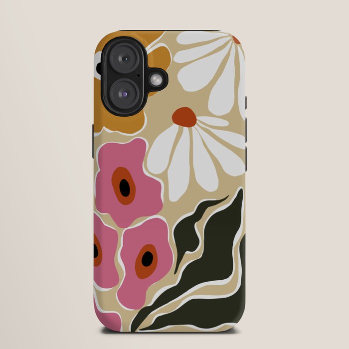 70's Retro garden   iPhone Case