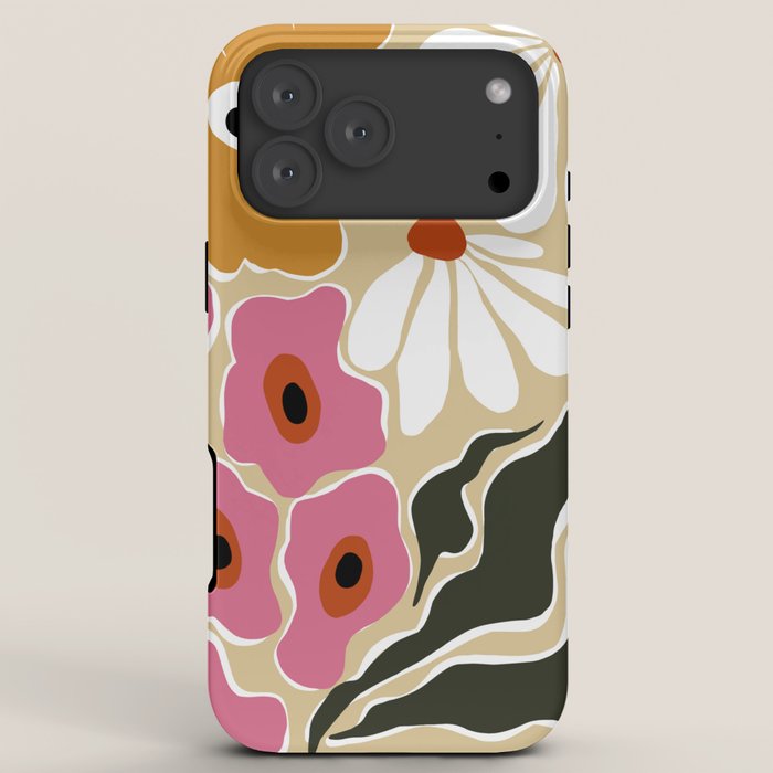 70's Retro garden   iPhone Case