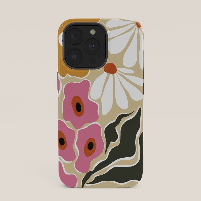 70's Retro garden   iPhone Case