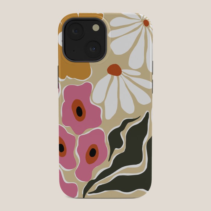 70's Retro garden   iPhone Case