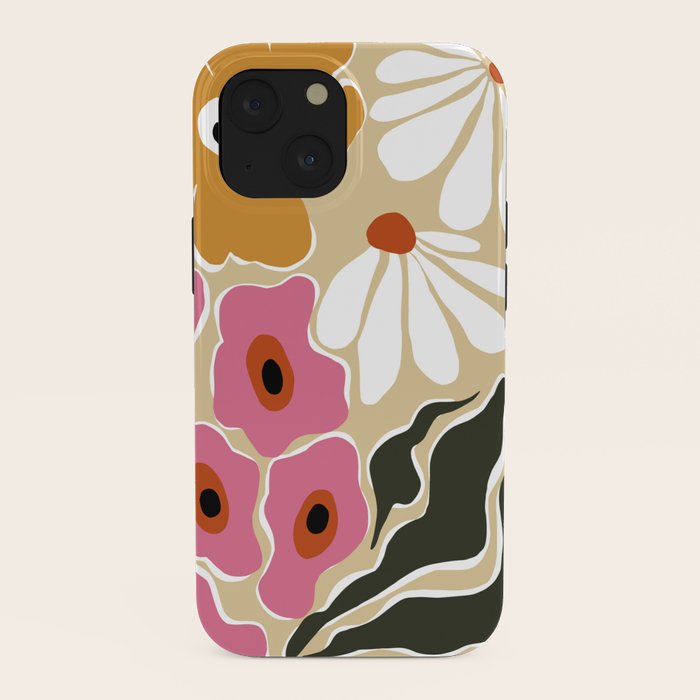 70's Retro garden   iPhone Case