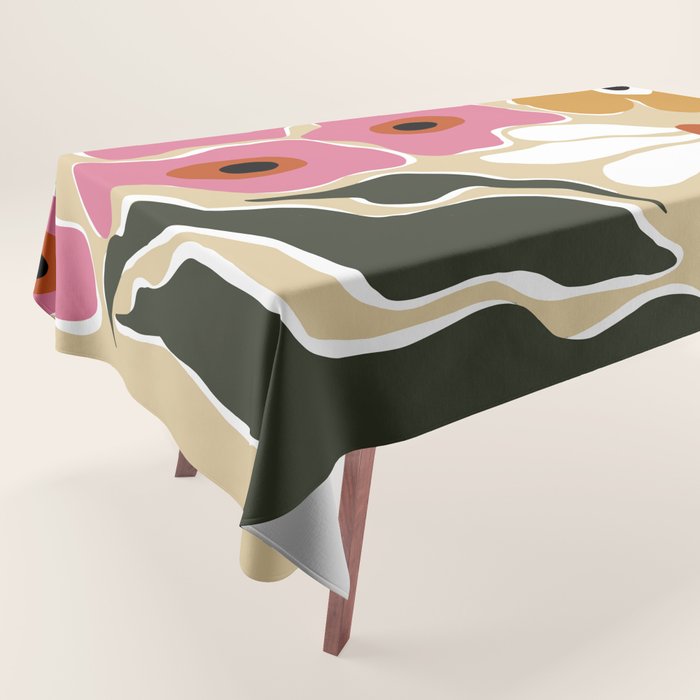 70's Retro garden   Tablecloth