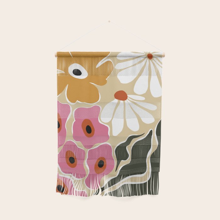 70's Retro garden   Wall Hanging