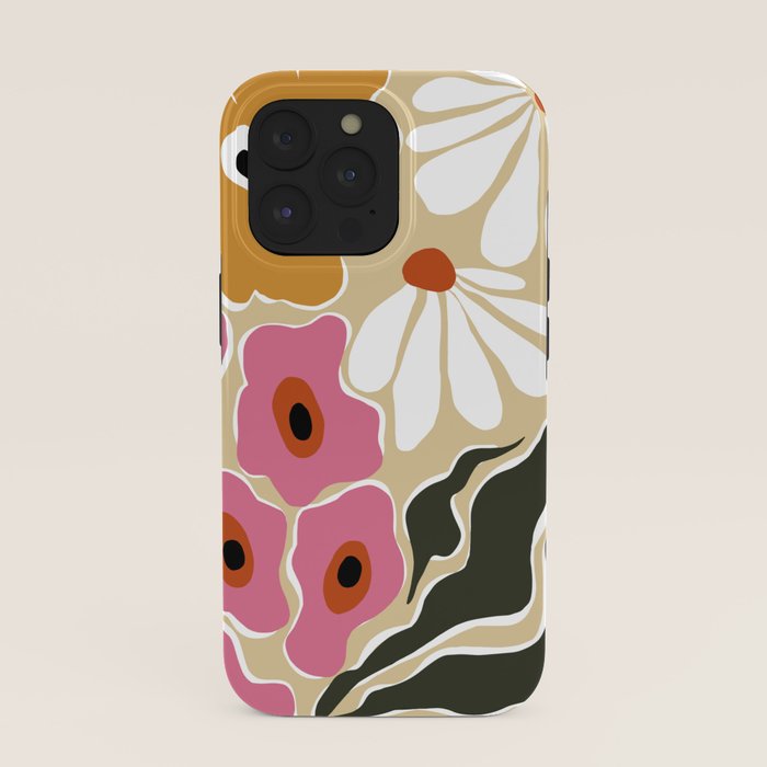 70's Retro garden   iPhone Case
