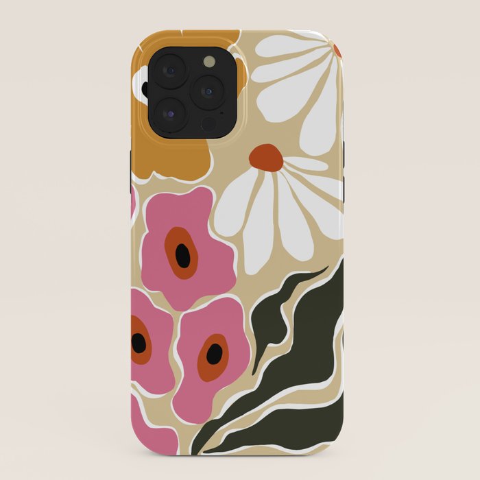 70's Retro garden   iPhone Case