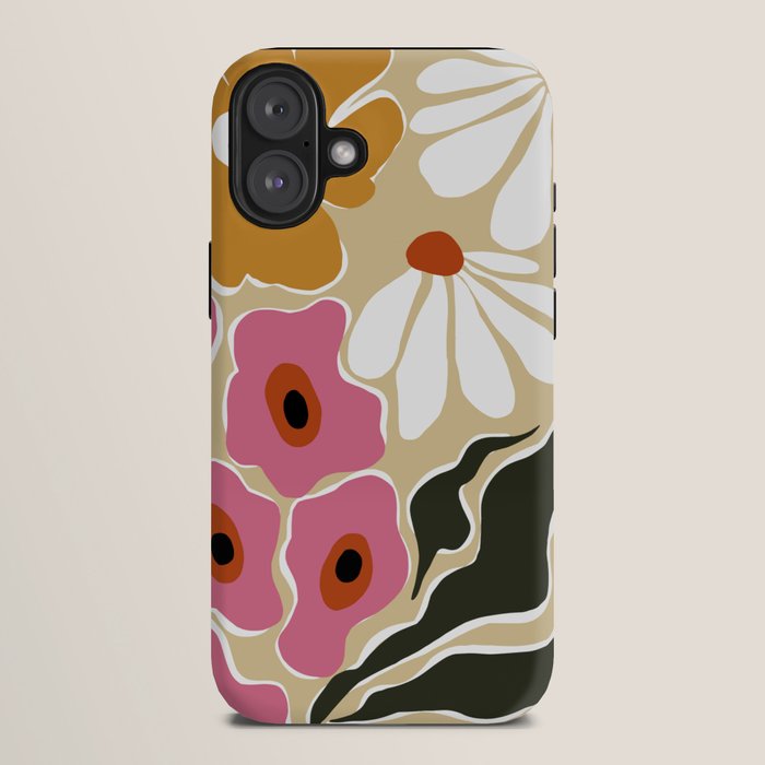 70's Retro garden   iPhone Case