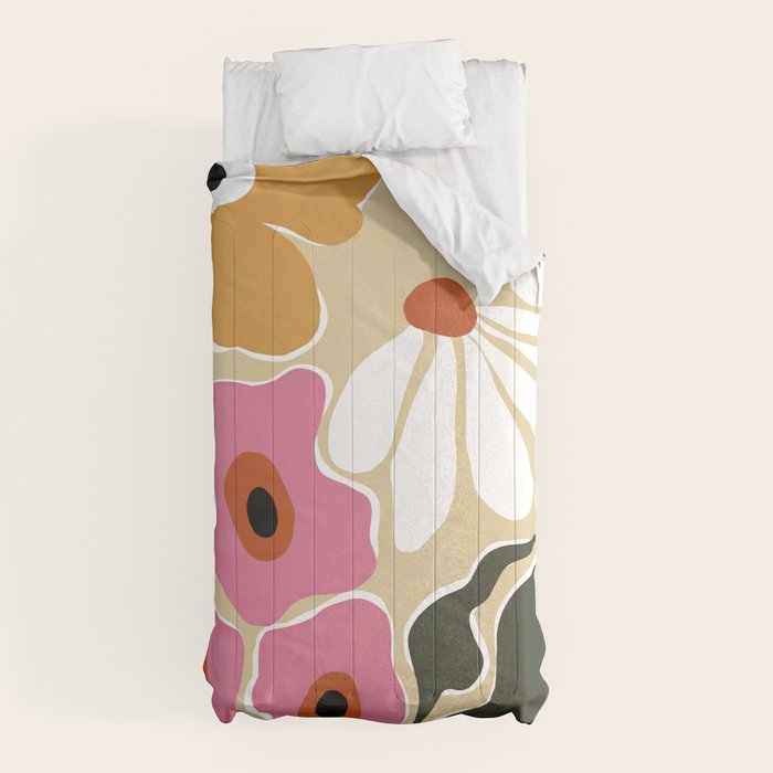 70's Retro garden   Comforter
