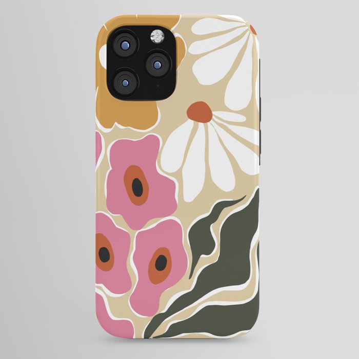 70's Retro garden   iPhone Case