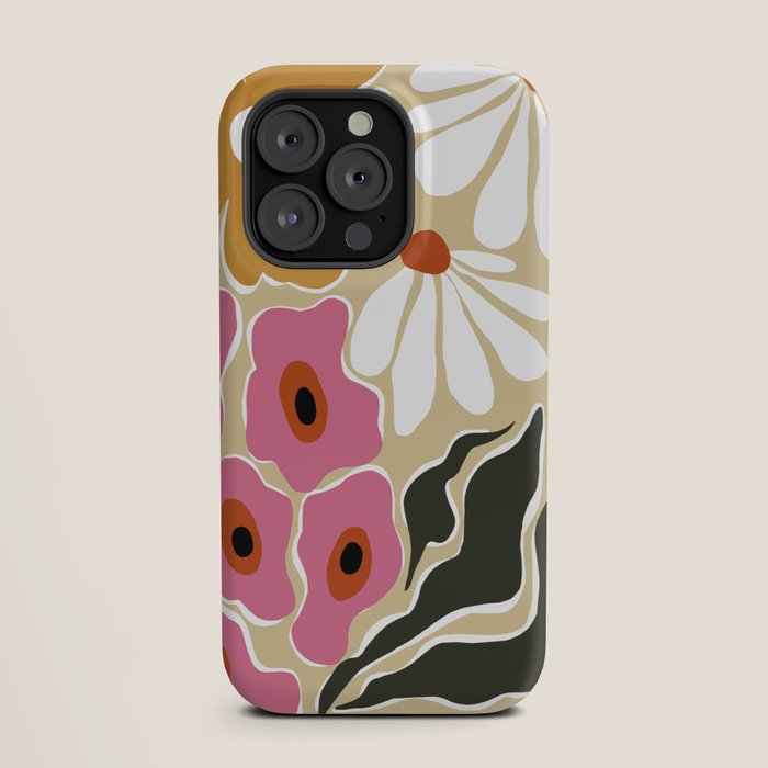 70's Retro garden   iPhone Case