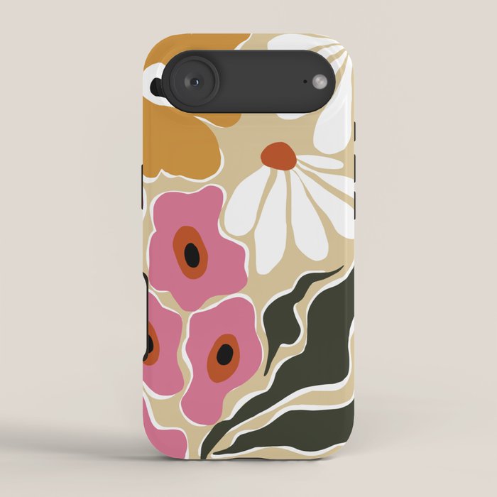 70's Retro garden   iPhone Case