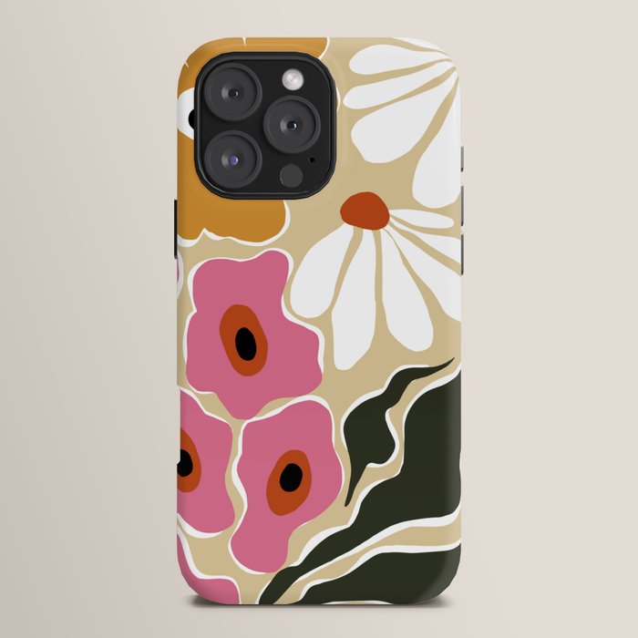 70's Retro garden   iPhone Case