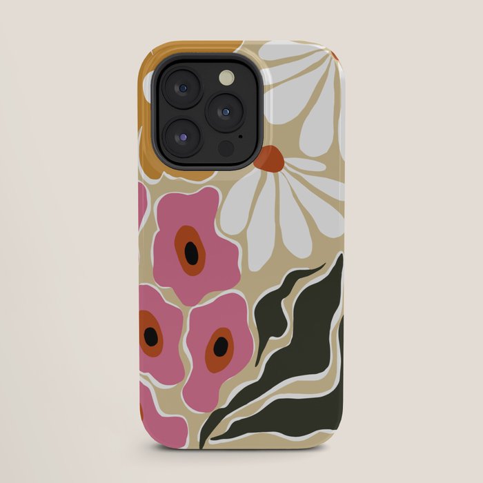 70's Retro garden   iPhone Case