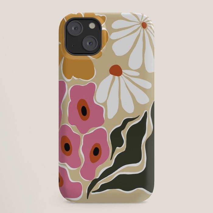 70's Retro garden   iPhone Case