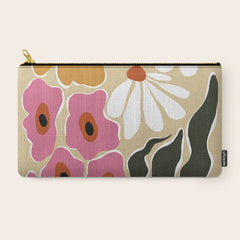 70's Retro garden   Carry All Pouch