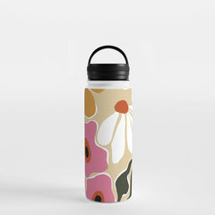 70's Retro garden   Water Bottle