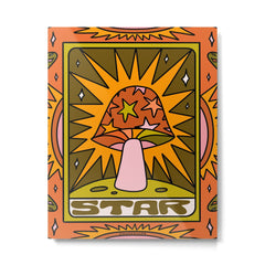 17. Star Mushroom Metal Print