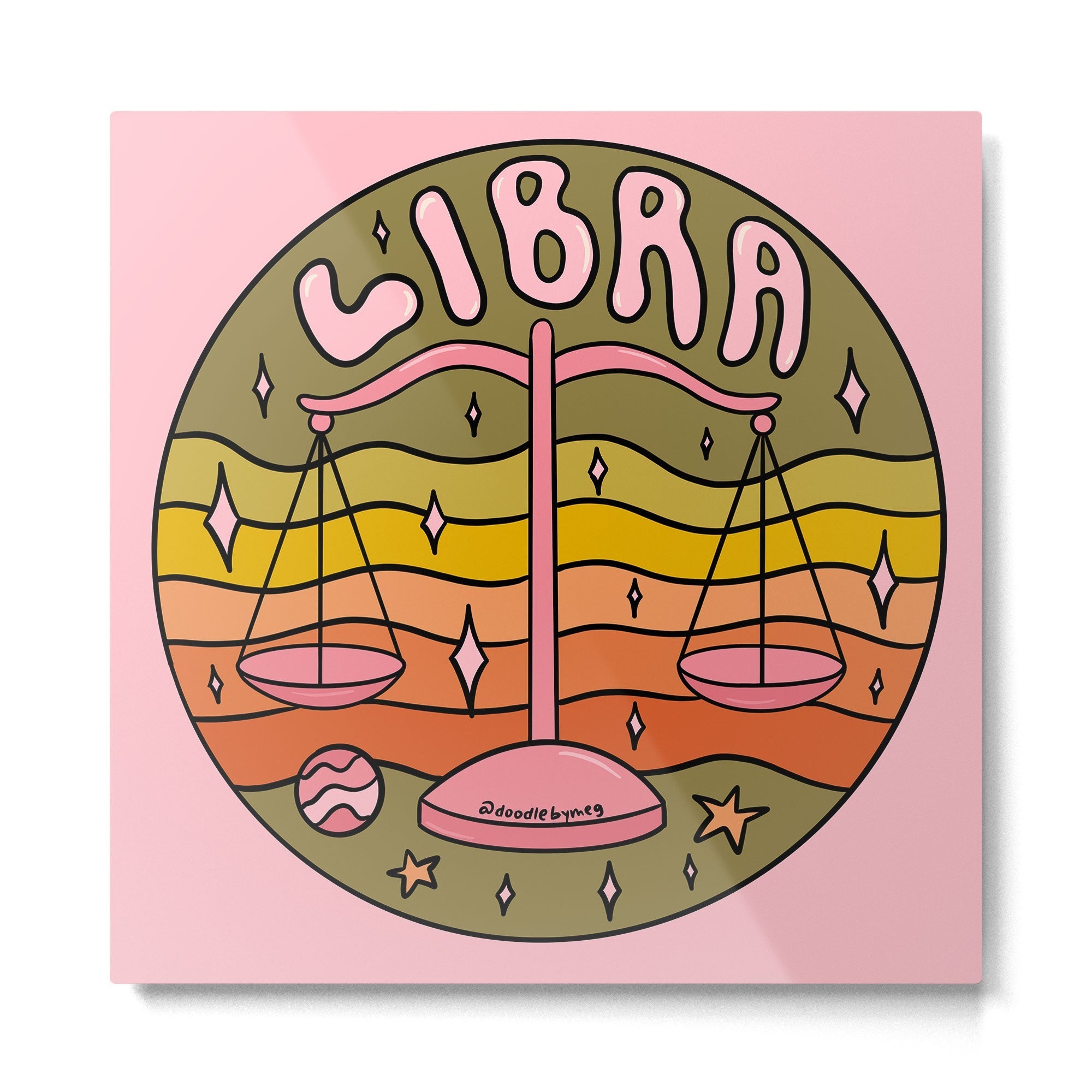 2020 Libra Metal Print