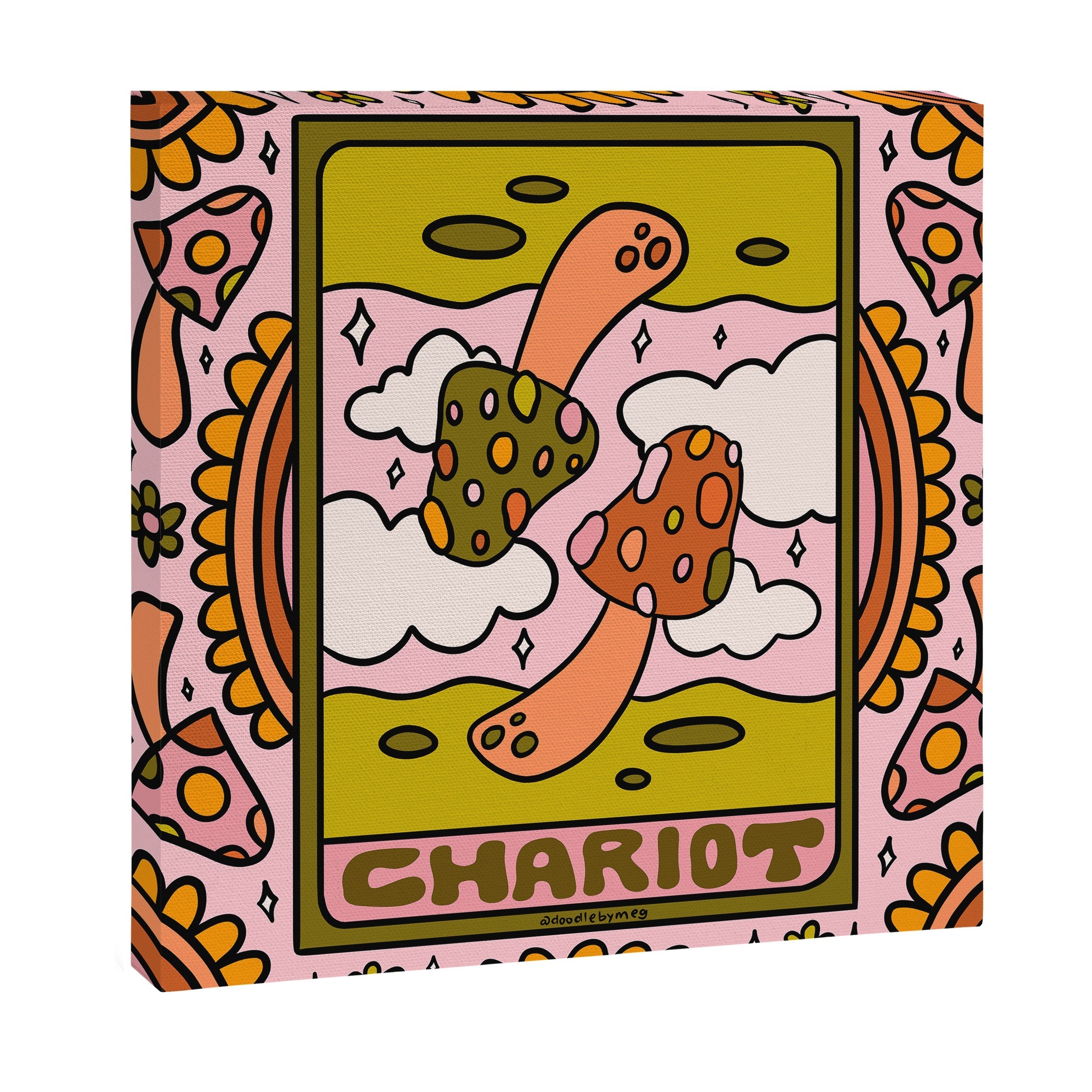 7. Chariot Mushroom Canvas Print