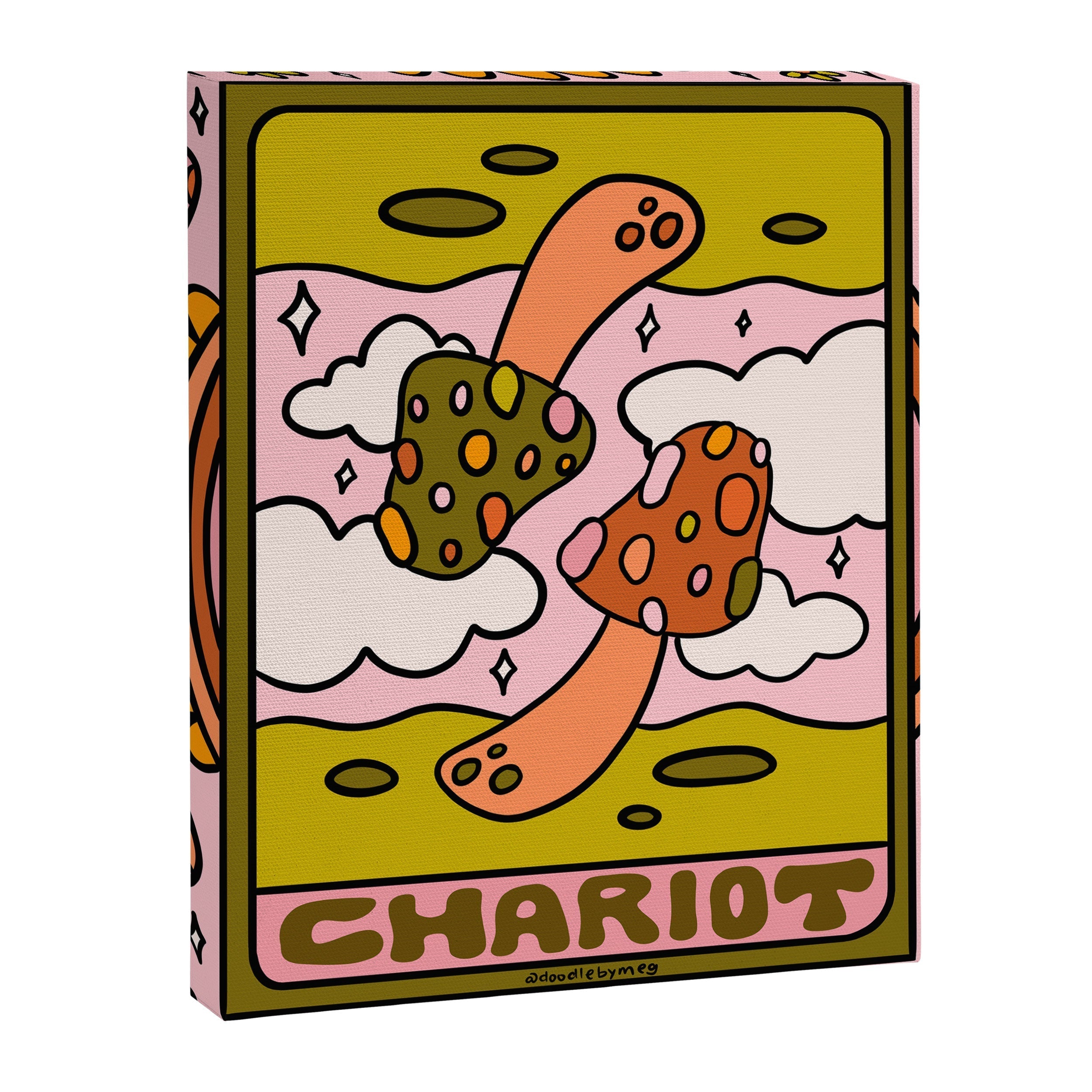 7. Chariot Mushroom Canvas Print