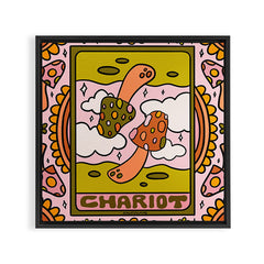 7. Chariot Mushroom Framed Canvas Print
