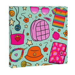 90's Things Print Canvas Print