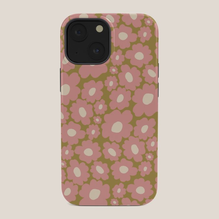 70������������������s Retro Floral  iPhone Case