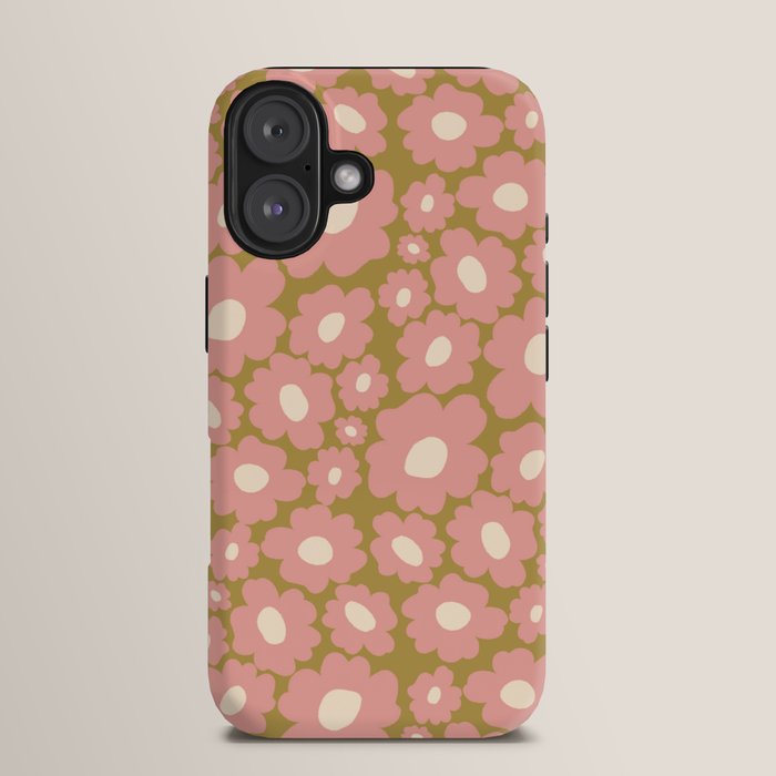 70������������������s Retro Floral  iPhone Case