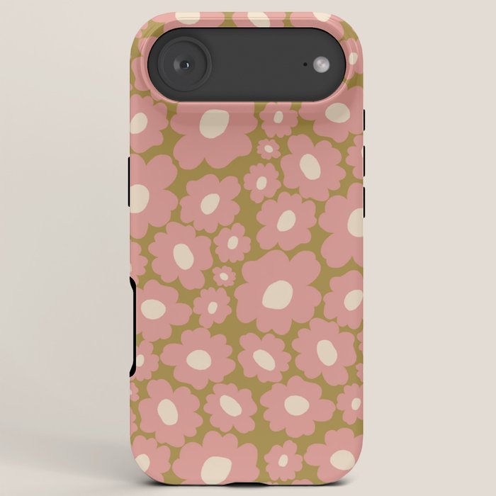 70������������������s Retro Floral  iPhone Case