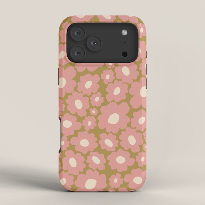70������������������s Retro Floral  iPhone Case