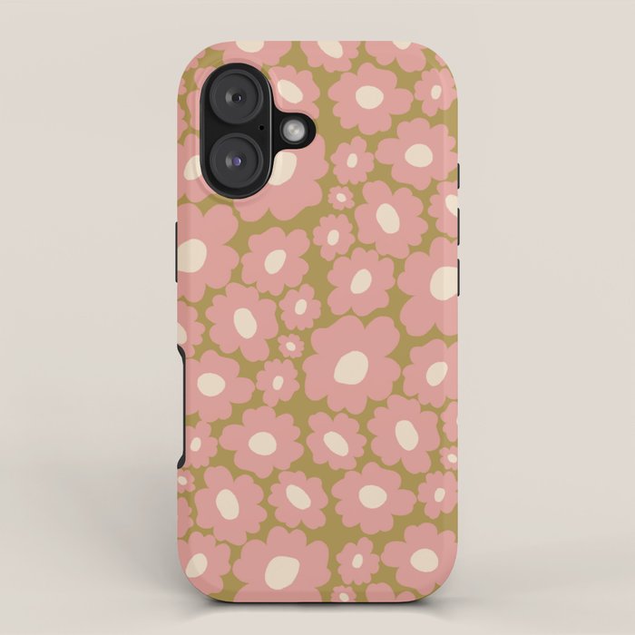 70������������������s Retro Floral  iPhone Case