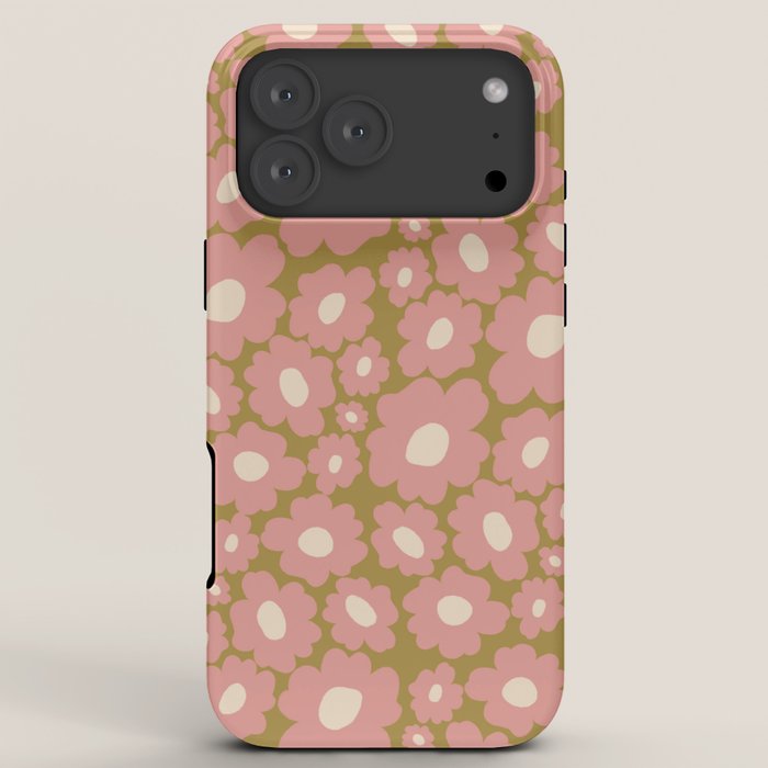 70������������������s Retro Floral  iPhone Case