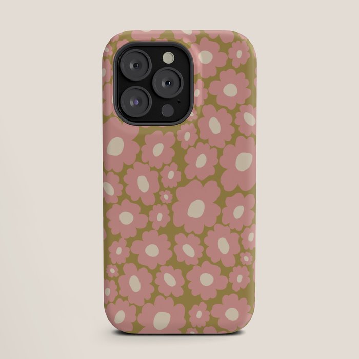 70������������������s Retro Floral  iPhone Case