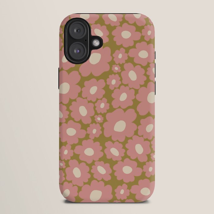 70������������������s Retro Floral  iPhone Case