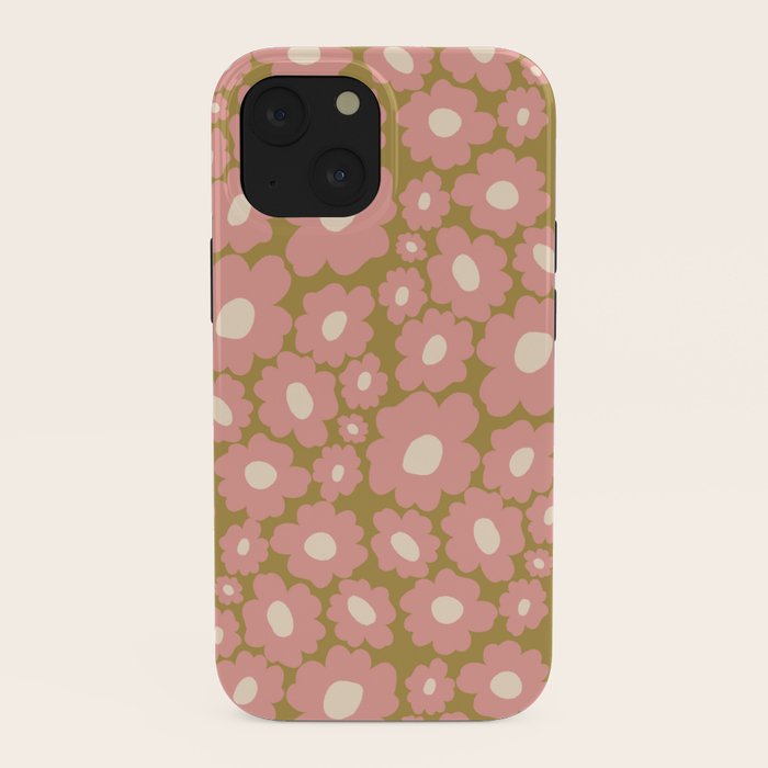 70������������������s Retro Floral  iPhone Case